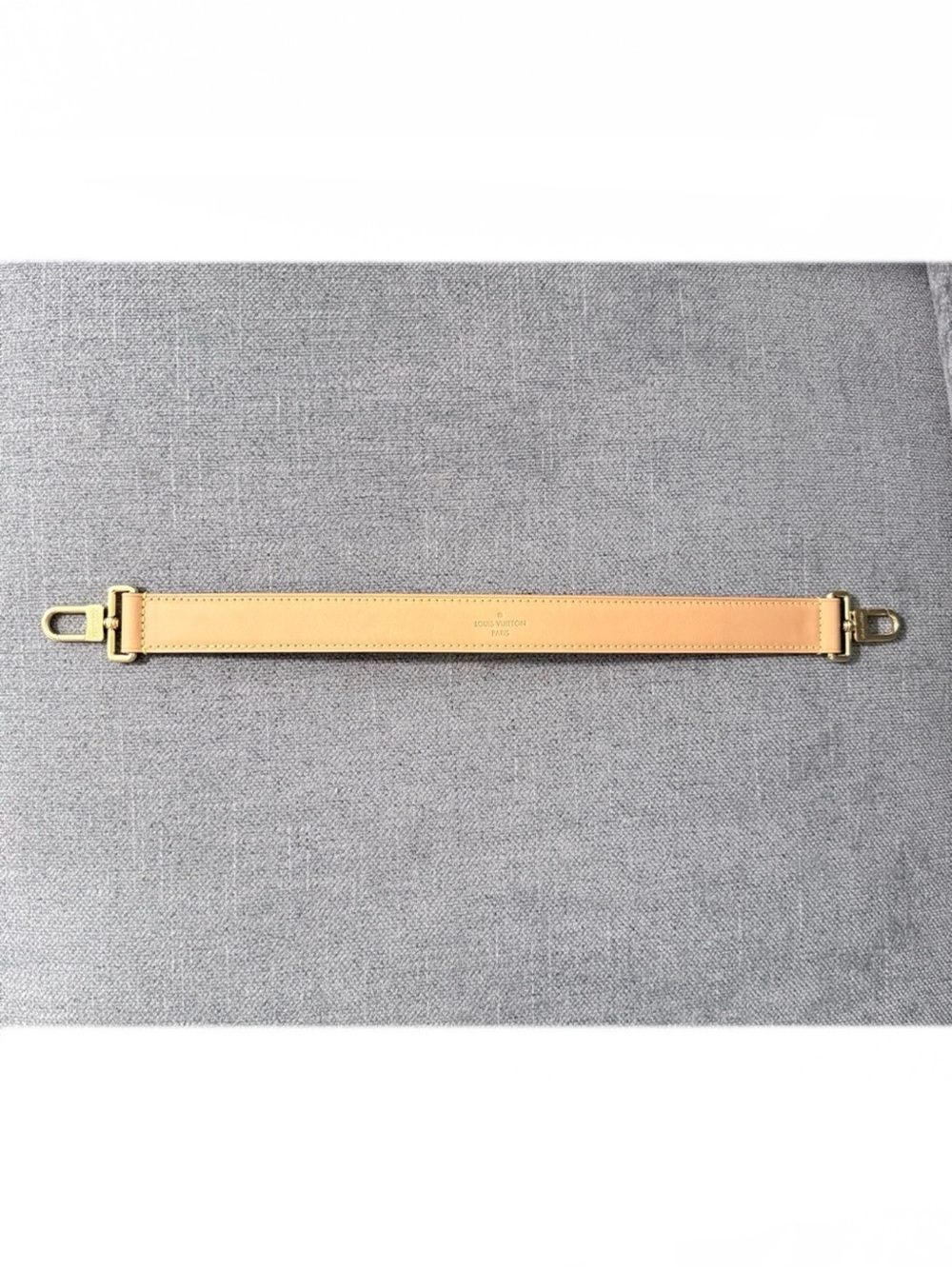 Louis Vuitton vachetta leather shoulder strap